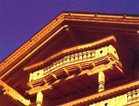 wood balcony