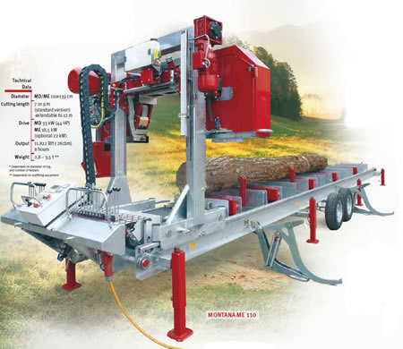 Montana ME 110 sawmill
