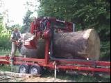 Video of Serra Bavaria portable sawmill in action