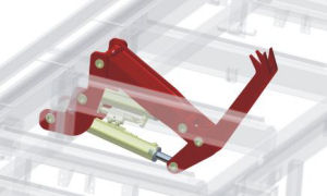 Log clamp turner - German technology