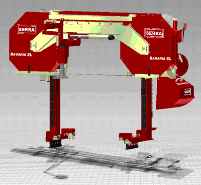 German technology and quality in the angled sawhead